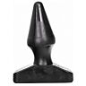 Plug anal ALL BLACK 16 cm con forma cónica