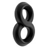 Anilla doble S Pleasures 8-Ring para erecciones duraderas