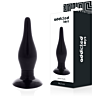 Plug Anal Addicted Toys 14.5 cm Negro Flexible