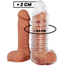 Funda de Pene VirilXL V11 Transparente - Aumenta el Placer