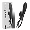 Vibrador Rabbit Black&Silver Kaleb Potente y Elegante