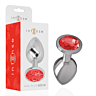 Plug Anal Intense M Con Cristal Rojo - Glamour