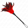 Plumas de Pollo KINK Rojo 36cm - Cosquillas Sensuales