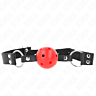 Mordaza de Bola KINK Rojo 4 cm Ajustable