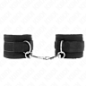 Muñequeras BDSM KINK Ajustables Nylon Negro