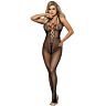 Bodystocking Sublime 951788 Rejilla Tirantes Negro