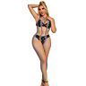 Bodystocking Sublime 952358 Cuello Halter Arcoiris