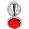 Plug Anal KINK Rosa Roja - Elegante y Sensual