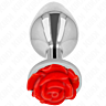 Plug Anal KINK Rosa Roja Talla L Elegante