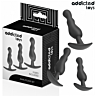 Plug Anal Addicted Toys Set 3 Silicona Ergonómico