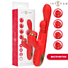 Vibrador Intense Katy Clítoris Multifunción Rojo