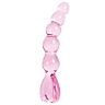Dildo S Pleasures Crystal APHRODITE con diseño a modo de cuentas