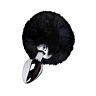 Plug Anal S Pleasures Metal LUA black con cola de conejo