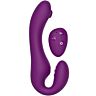 Vibrador Strapless XOCOON Morado con Control Remoto