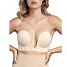 Sujetador U Bye Bra Beige Sin Asas - Confort y Estilo