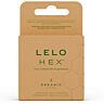 Condones LELO HEX Organic - Caja de 3 unidades