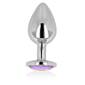 Anal Plug OHMAMA con cristal decorativo de 8 CM