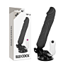 Control Total Vibrador Negro 20 cm