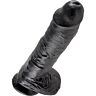 Dildo King Cock 25.4 cm con detalles realistas
