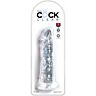 King cock - dildo realista , transparente -19,7 cm