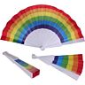 Abanico de tela PRIDE con bandera LGBT