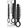 Vibrador Anal BLACK&SILVER Bob | Tacto suave y ergonómico
