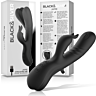 Vibrador Rabbit BLACK&SILVER Jamie con Doble Estimulación