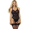Conjunto de lencería sexy SUBBLIME BODY con cadenas y ligueros