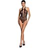 Bodystocking Passion Woman BS088 con encajes y transparencias