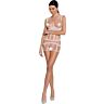 Bodystocking Passion Woman BS089 con encajes y transparencias