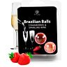 Bolas Brazilian Balls Secretplay con lubricante sabor fresa y cava