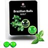 Bolas Brazilian Balls SECRETPLAY con lubricante sabor menta