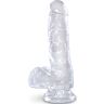 Consolador King Cock Clear 13.5 cm realista