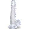 Consolador King Cock Clear 15,2 cm con ventosa