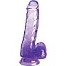 Consolador King Cock Clear 13.5 cm con testículos