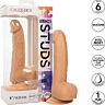 Pene realista CALEXOTICS Silicone Studs 15.24 cm con succión