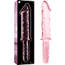 Dildo Nebula Series by Ibiza 19 - Cristal Rosa 18.5 cm