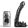 Dildo punto G ALL BLACK 19 cm realista