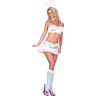 Disfraz conejita Music Legs Top y Falda S/M