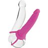 Dildo con Arnés CalExotics Dual Penetrator para Doble Penetración