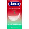 Preservativos Durex Sensitivo Slim Fit con lubricación