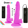 Dildo Realístico Diversia 18 cm con Vibración y Flexibilidad