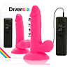 Dildo Realístico Diversia 17 cm con Vibración y Flexibilidad