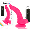 Dildo realista Diversia 21.5 cm con vibración regulable