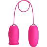 Huevo vibrador recargable Pretty Love Daisy con doble estimulación