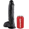 Dildo King Cock 25.4 cm con detalles realistas