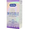 Preservativos Durex Invisible Extra Lubricado 12 unidades