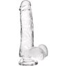 Dildo S Pleasures Jelly Dildo Transparent M Realista