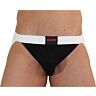 Jockstrap BURN 004 Brillante Negro/Blanco XL