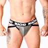 Jockstrap MACHO UNDERWEAR MX27GR - Sensualidad en polipiel